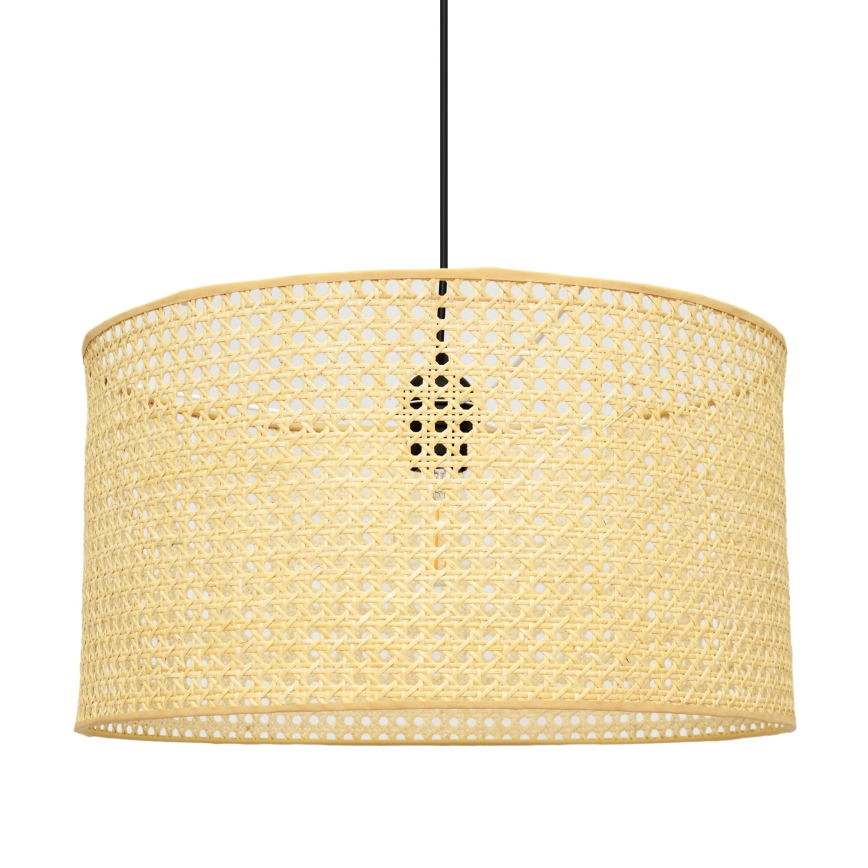 Pakabinamas sietynas ALBA 1xE27/15W/230V d. 45 cm rotango/juoda