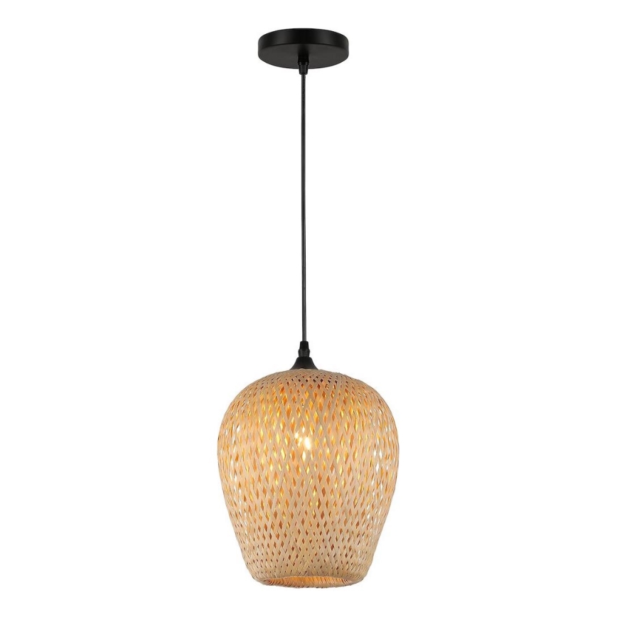 Pakabinamas sietynas ALMA 1xE27/60W/230V diametras 23 cm bambukas