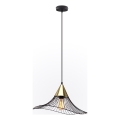 Pakabinamas sietynas ALURA 1xE27/60W/230V diametras 50 cm juoda