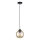 Pakabinamas sietynas AMBRE BLACK 1xE27/60W/230V