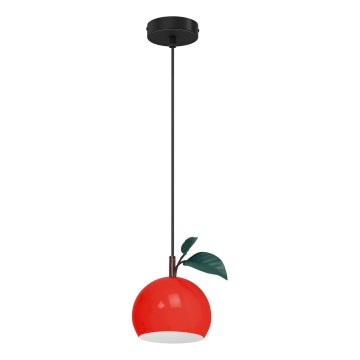 Pakabinamas sietynas APPLE 1xE27/15W/230V raudona