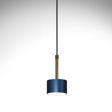 Pakabinamas sietynas ARENA 1xGX53/11W/230V mėlynas/aukso