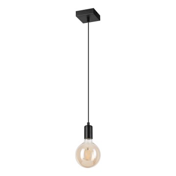 Pakabinamas sietynas ASTRID 1xE27/60W/230V matinė juoda