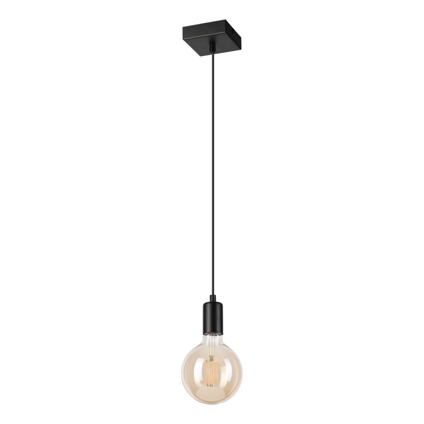 Pakabinamas sietynas ASTRID 1xE27/60W/230V matinė juoda