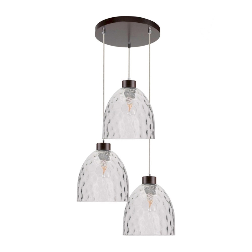 Pakabinamas sietynas AURA 3xE27/60W/230V bukas