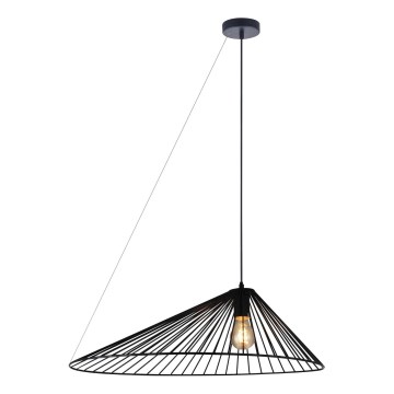 Pakabinamas sietynas AURORA 1xE27/20W/230V diametras 60 cm juoda