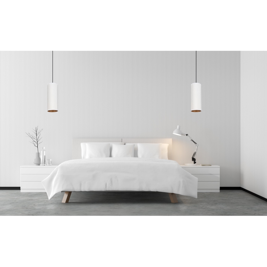 Pakabinamas sietynas AVALO 1xE27/60W/230V baltas