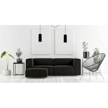 Pakabinamas sietynas AVALO 2xE27/60W/230V voras juoda