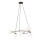 Pakabinamas sietynas AZURA 6xE14/10W/230V juoda/balta