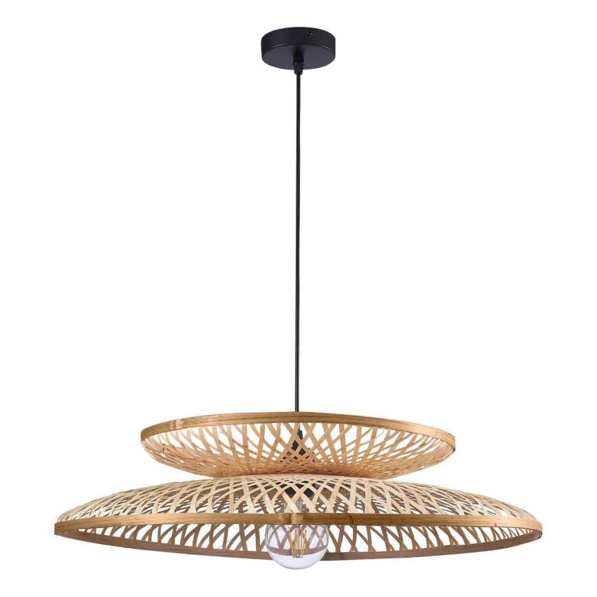 Pakabinamas sietynas BALI 1xE27/20W/230V diametras 60 cm bambukas