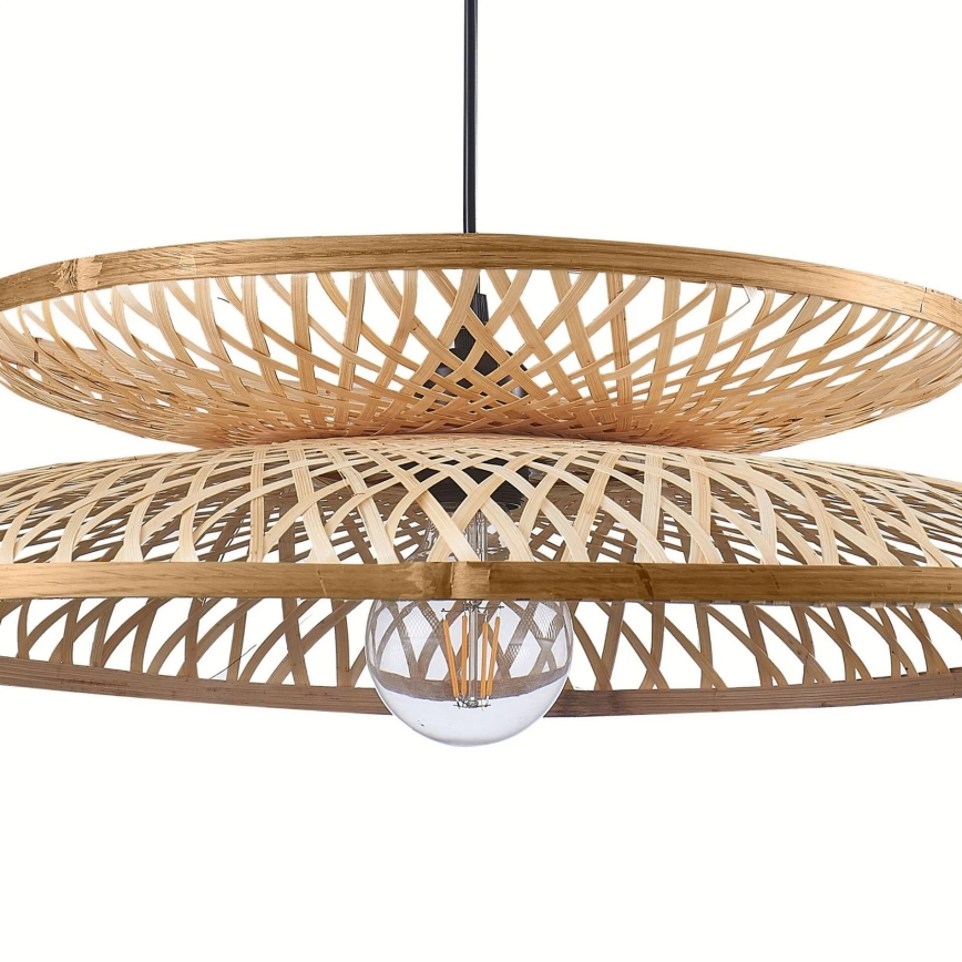 Pakabinamas sietynas BALI 1xE27/20W/230V diametras 60 cm bambukas