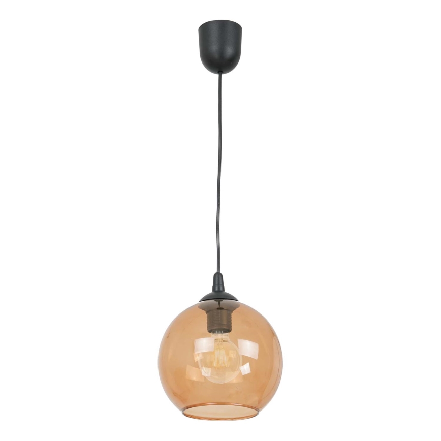 Pakabinamas sietynas BALL 1xE27/60W/230V diametras 20 cm smėlio spalva
