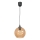 Pakabinamas sietynas BALL 1xE27/60W/230V diametras 20 cm smėlio spalva