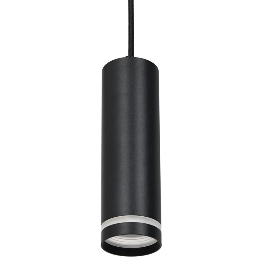 Pakabinamas sietynas bėgių sistemai PIPE 1xGU10/25W/230V juodas