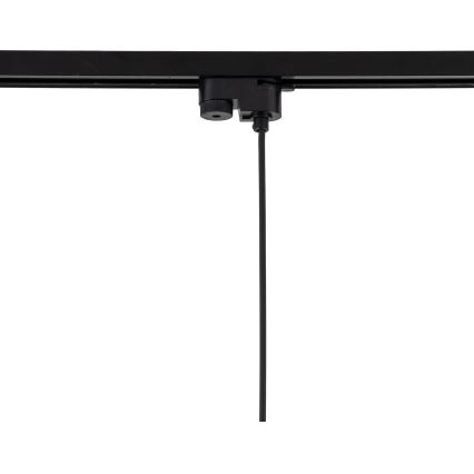 Pakabinamas sietynas 1-fazės bėgių sistemai TRACER 1xE27/15W/230V diametras 20 cm juoda/ruda