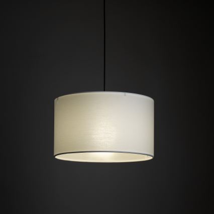 Pakabinamas sietynas 1-fazės bėgių sistemai TRACER 1xE27/15W/230V diametras 38 cm juoda/balta