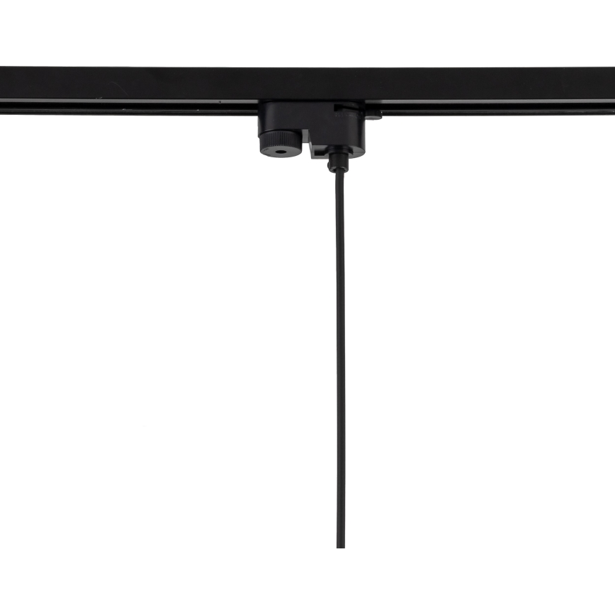 Pakabinamas sietynas 1-fazės bėgių sistemai TRACER 1xE27/15W/230V diametras 38 cm juoda