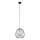 Pakabinamas sietynas BELL 1xG9/12W/230V diametras 24 cm juoda/blizgus chromas