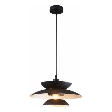 Pakabinamas sietynas BERIT 1xE27/20W/230V juoda