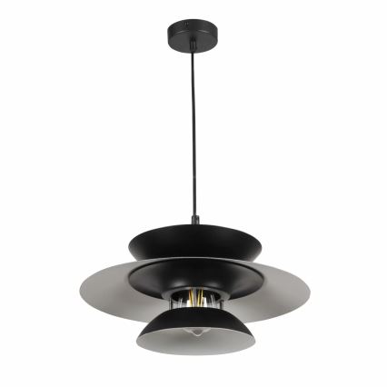 Pakabinamas sietynas BERIT 1xE27/20W/230V juoda