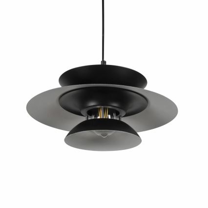 Pakabinamas sietynas BERIT 1xE27/20W/230V juoda