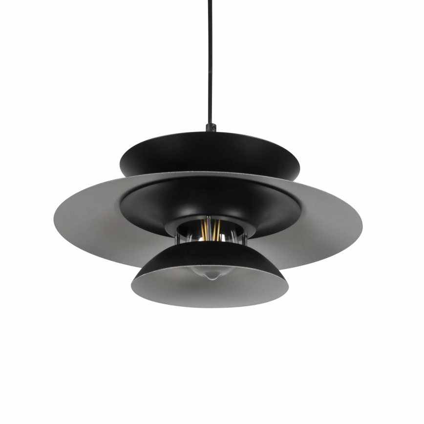 Pakabinamas sietynas BERIT 1xE27/20W/230V juoda