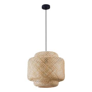 Pakabinamas sietynas BERTA 1xE27/20W/230V diametras 40 cm bambukas