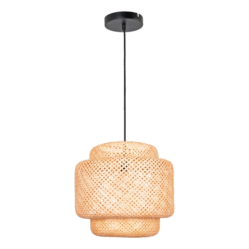 Pakabinamas sietynas BERTA 1xE27/20W/230V diametras 50 cm bambukas