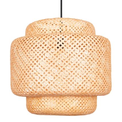 Pakabinamas sietynas BERTA 1xE27/20W/230V diametras 50 cm bambukas
