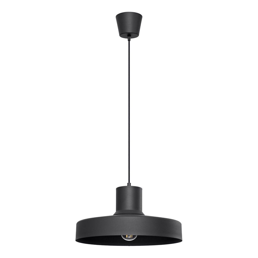 Pakabinamas sietynas BILO 1xE27/15W/230V diametras 35 cm juoda