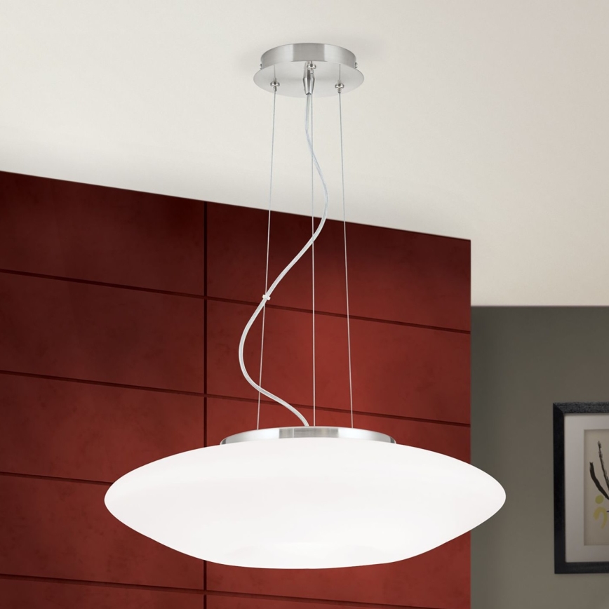 Pakabinamas sietynas BLANC 2xE27/60W/230V diametras 49 cm matinis chromas