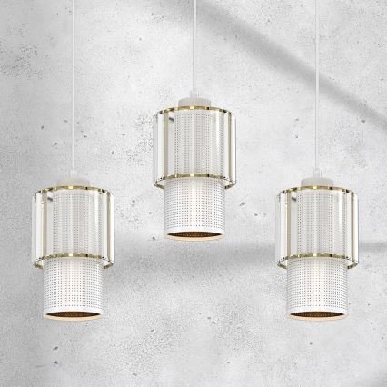 Pakabinamas sietynas BLANCO 3xE27/60W/230V baltas