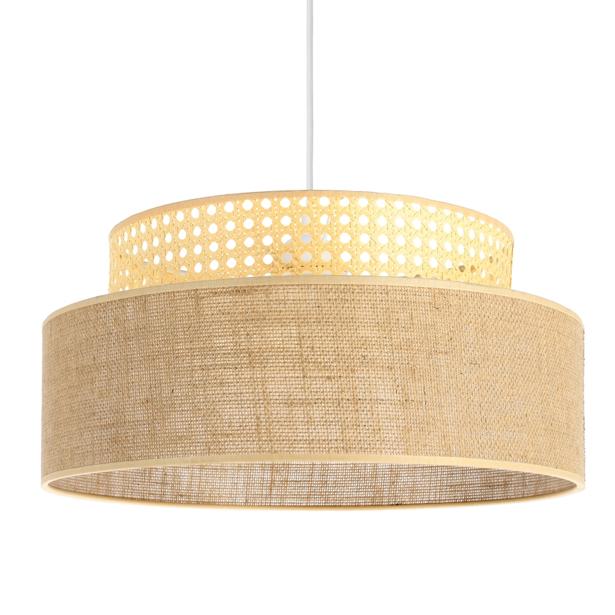 Pakabinamas sietynas BOHO 1xE27/60W/230V diametras 40 cm rotangas