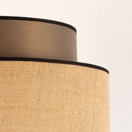 Pakabinamas sietynas BOHO 1xE27/60W/230V diametras 40 cm ruda/smėlio spalva