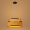 Pakabinamas sietynas BOHO 1xE27/60W/230V diametras 40 cm smėlio spalva
