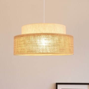 Pakabinamas sietynas BOHO 1xE27/60W/230V kreminė/smėlio spalva
