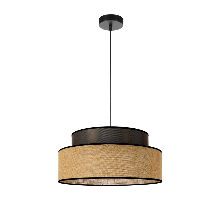 Pakabinamas sietynas BOHO 1xE27/60W/230V ruda/smėlio spalva