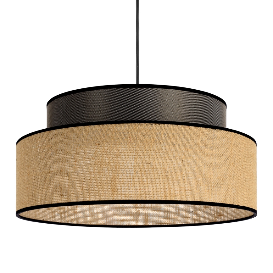 Pakabinamas sietynas BOHO 1xE27/60W/230V ruda/smėlio spalva
