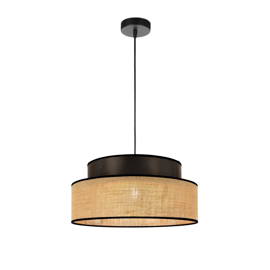 Pakabinamas sietynas BOHO 1xE27/60W/230V ruda/smėlio spalva