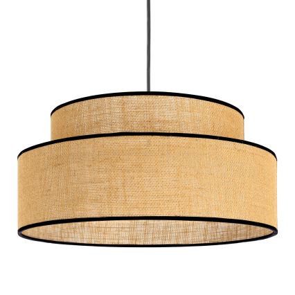 Pakabinamas sietynas BOHO 1xE27/60W/230V smėlio spalva