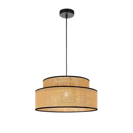 Pakabinamas sietynas BOHO 1xE27/60W/230V smėlio spalva