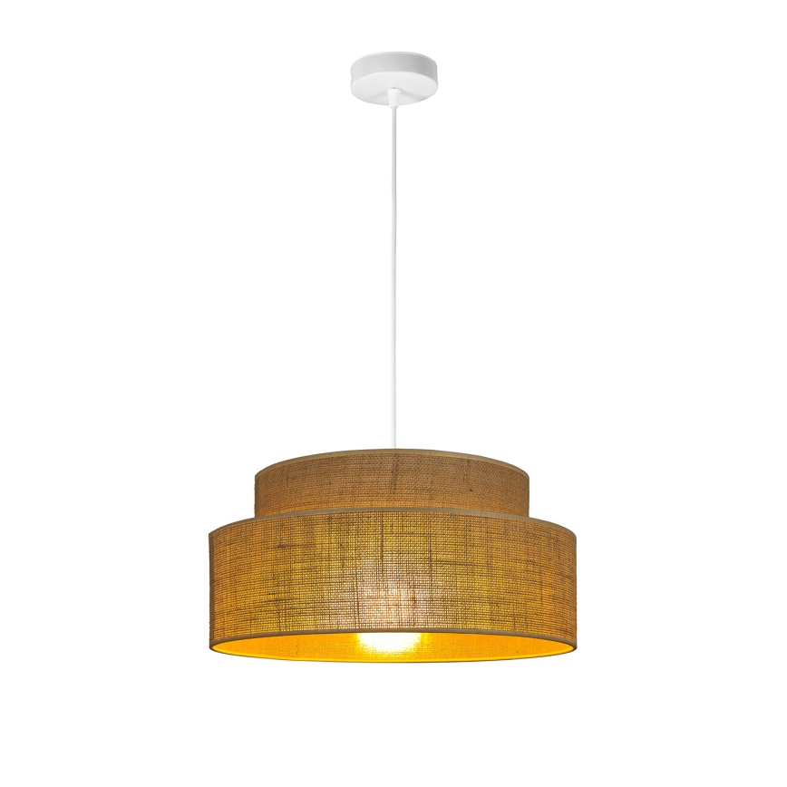 Pakabinamas sietynas BOHO 1xE27/60W/230V smėlio spalva