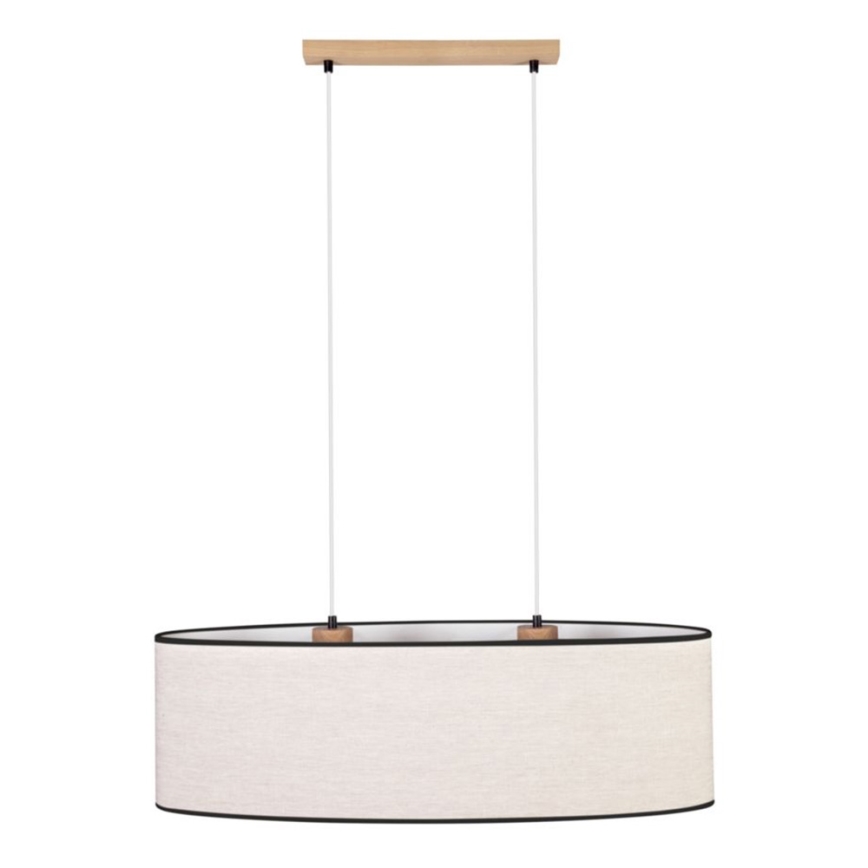 Pakabinamas sietynas BOHO 2xE27/40W/230V ąžuolas