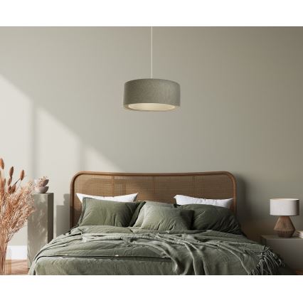 Pakabinamas sietynas BOHO TRINITI 1xE27/60W/230V pilka