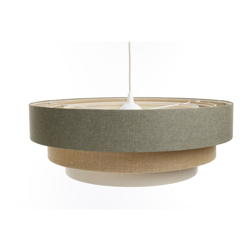 Pakabinamas sietynas BOHO TRINITI 1xE27/60W/230V pilka/smėlio spalva/kreminė