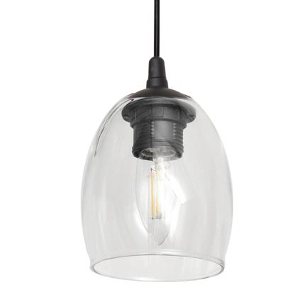 Pakabinamas sietynas BRILLANT 1xE27/15W/230V permatomas