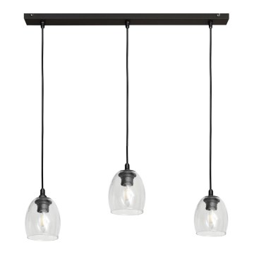 Pakabinamas sietynas BRILLANT 3xE27/15W/230V permatomas