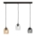 Pakabinamas sietynas BRILLANT 3xE27/15W/230V smėlio spalva/permatomas/pilkas