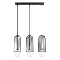 Pakabinamas sietynas BRINA 3xG9/8W/230V juoda