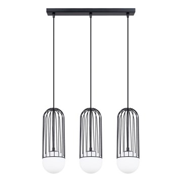 Pakabinamas sietynas BRINA 3xG9/8W/230V juoda